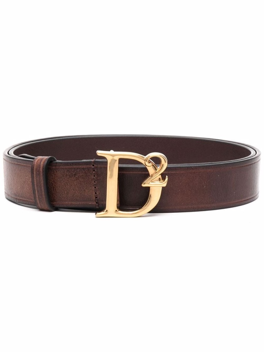 ベルト Dsquared Brown Leather Belt Dsquared 2 Men's Brown Leather Belt Size: 30”-36” | eBay