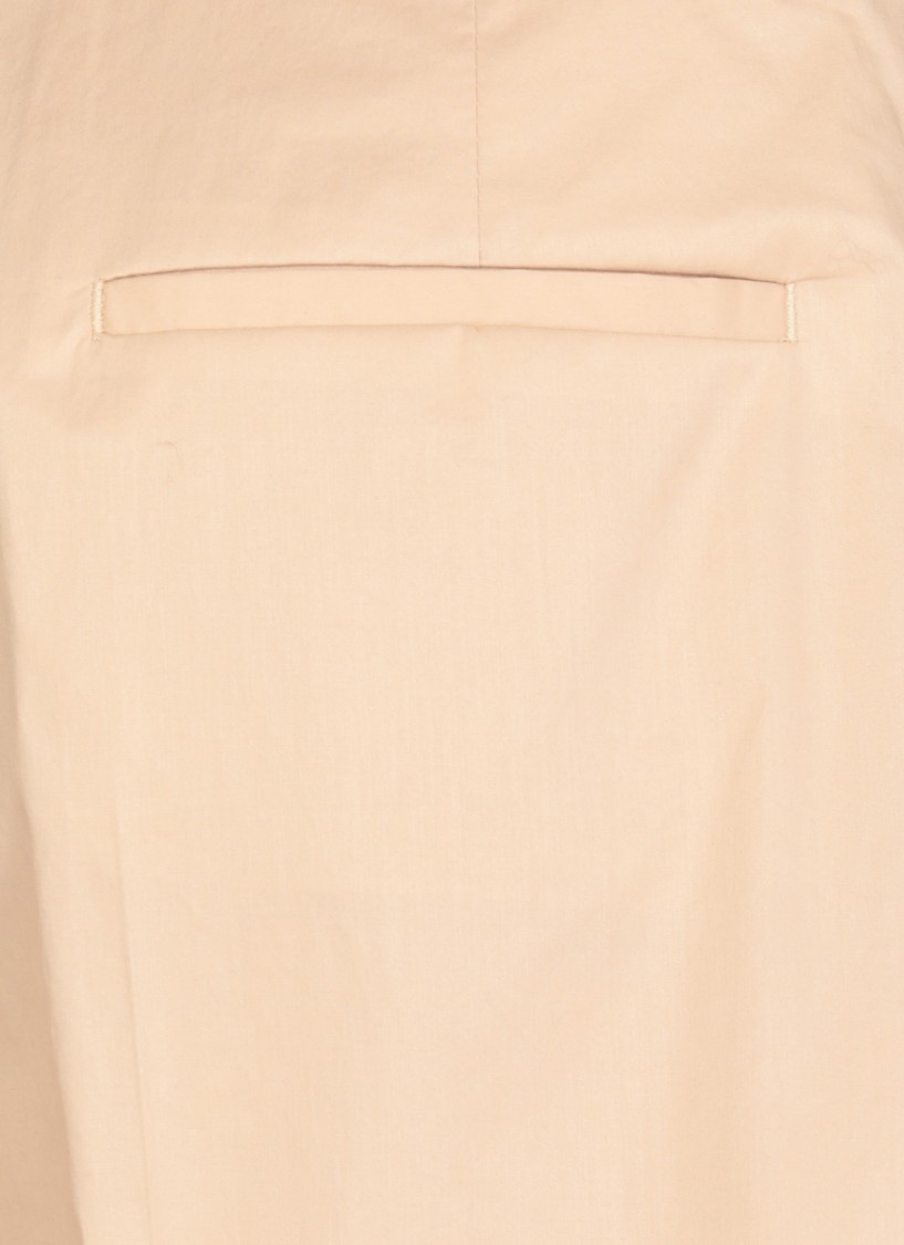 Shop Peserico Beige Cotton Shorts In Neutrals