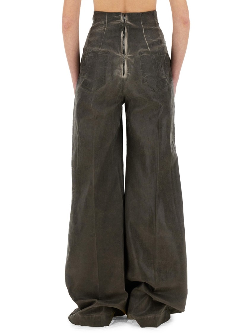 Shop Rick Owens Drkshdw Drkshdw By Rick Owens "dirt Cooper" Denim Pants In Grey