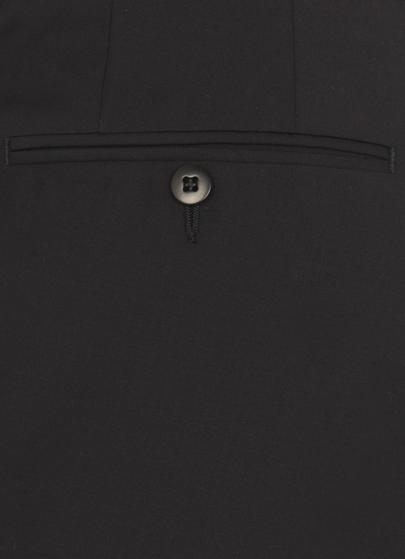 ZEGNA ZEGNA DARK BLUE WOOL PANTS