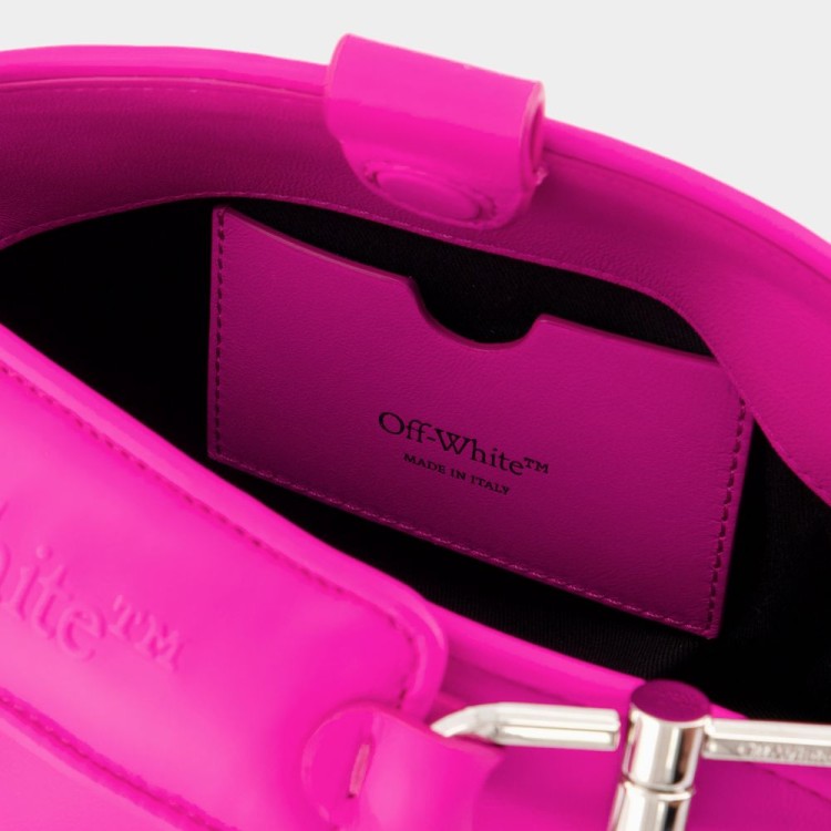 ショルダーバッグ・ポシェット San Diego S Crossbody - Off White - Fuchsia - Leather Off-White San Diego S Crossbody - Fuchsia - Leather Shoulder