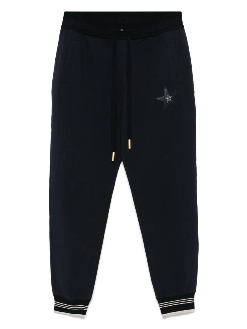 Lorena Antoniazzi Jogginghose Mit Sternapplikation In Black