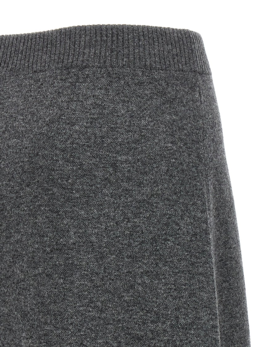 Brunello Cucinelli Longuette Midi Skirt In Stretch Cashmere