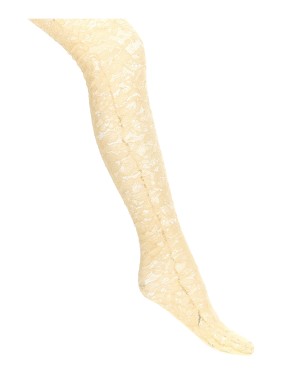 タイツ・ソックス VALENTINO GARAVANI Pizzo Reborde Tights Yellow Valentino Garavani Pizzo Rebordè Tights Socks | THE LIST