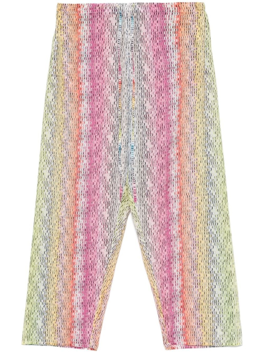 Missoni Relaxed-fit Pants In Vibrant Multicolored Pattern In Multi