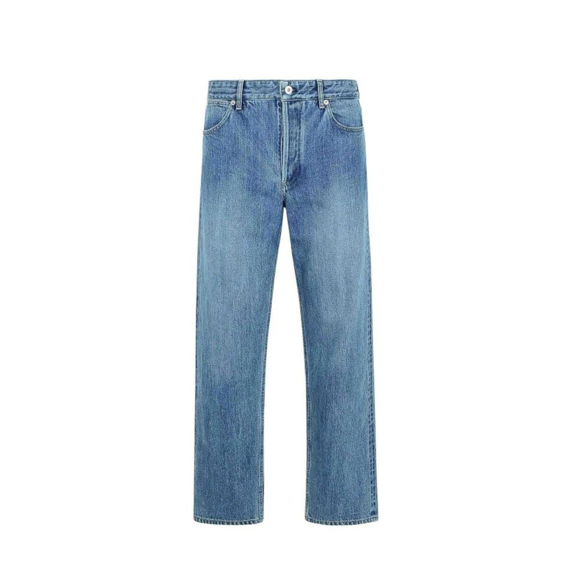 Jil Sander Faded Straight Jeans In Blue