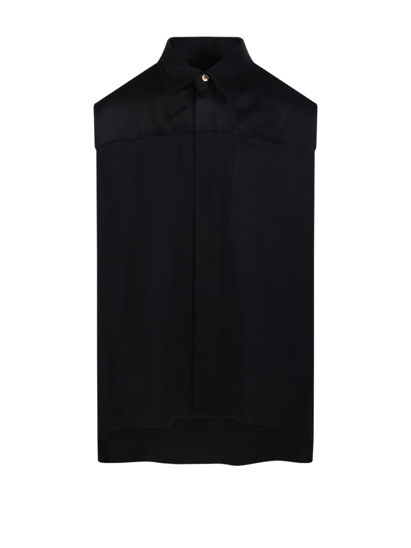 Ami Alexandre Mattiussi Ami Black Sleeveless Shirt