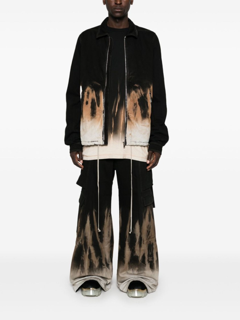 Rick Owens Drkshdw Drkshdw By Rick Owens Cotton Full-zip Sweatshirt In Black