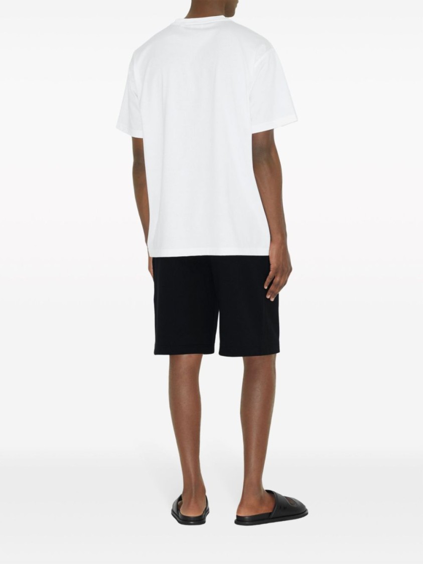 Burberry Oversized T-shirt That Sports The House Logo On The Front In White