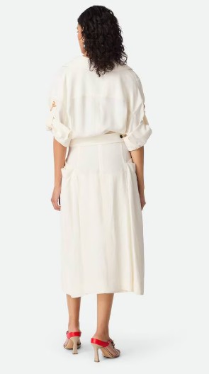 BOTTEGA VENETA BOTTEGA VENETA RELAXED MIDI DRESS 
