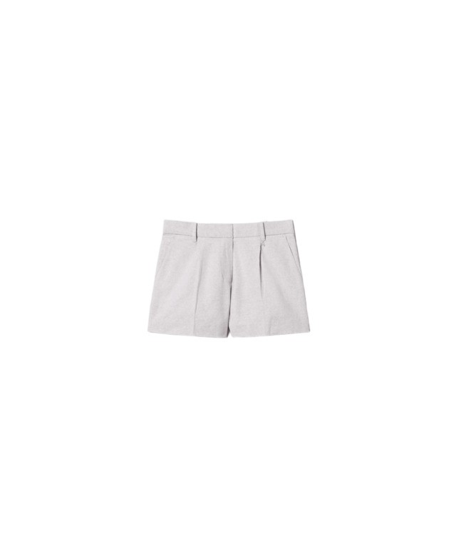 TWINSET ACTITUDE TWINSET ACTITUDE TEXTURED ANGORA BERMUDA SHORTS WITH PLEATS