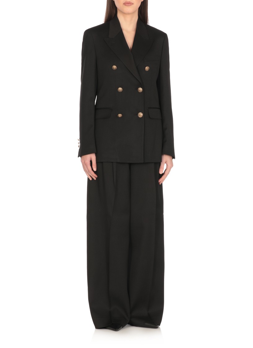 Golden Goose Double Breasted Blazer In Light Dry Wool Gabardine Clothing