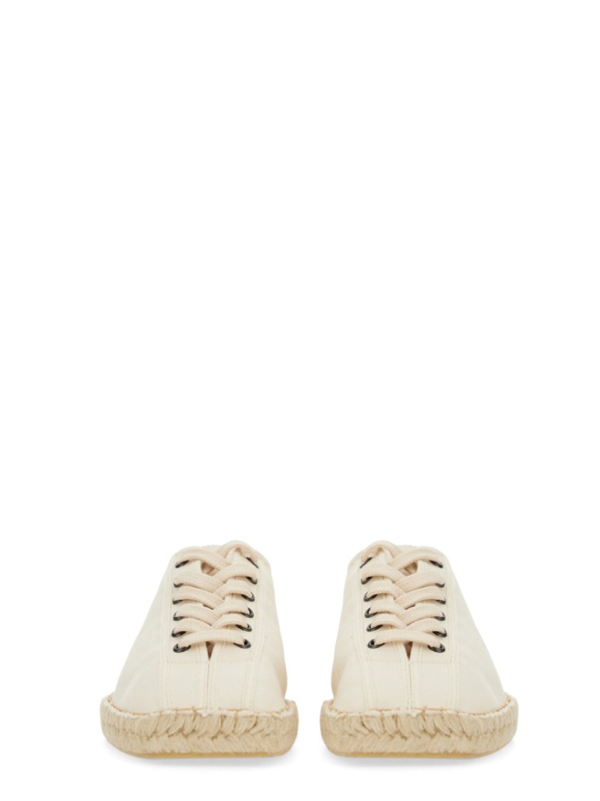 Lemaire Linoleum Laced Espadrilles Off White In White