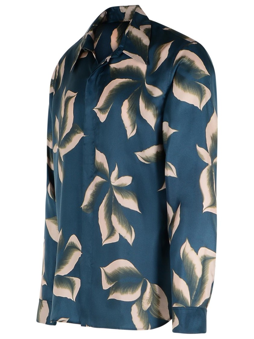 Dries Van Noten Carvies Shirt And Blouse Blue In Blue