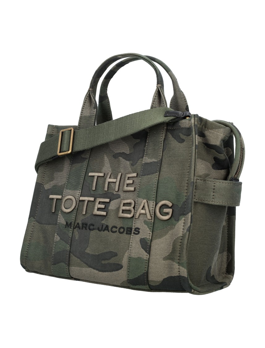 Marc Jacobs The Medium Camo Tote In Green