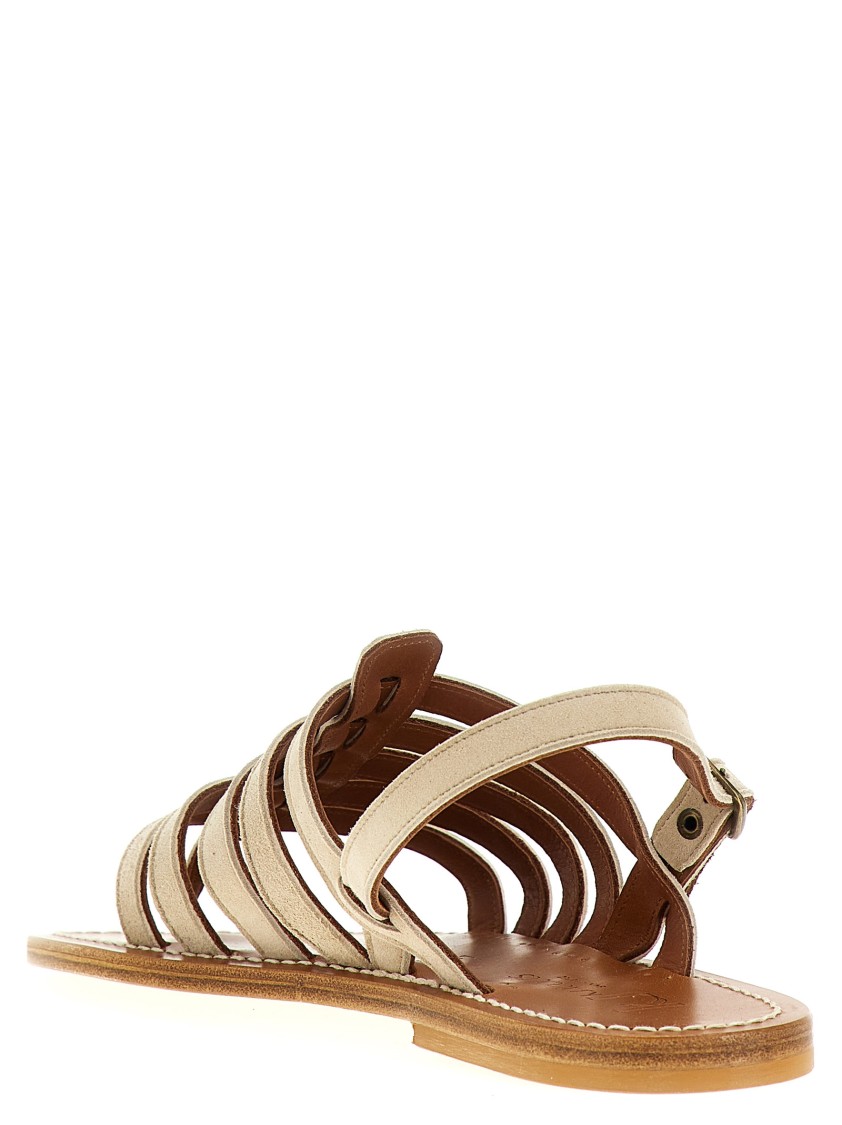 K.jacques Saint Tropez Homere Sandals Beige In Neutral