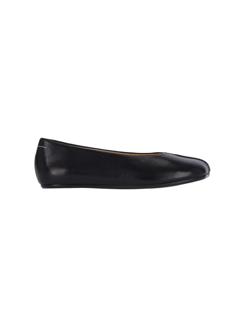 Mm6 Maison Margiela Mm6 By Maison Margiela "stitch-out" Ballet Flats – Black