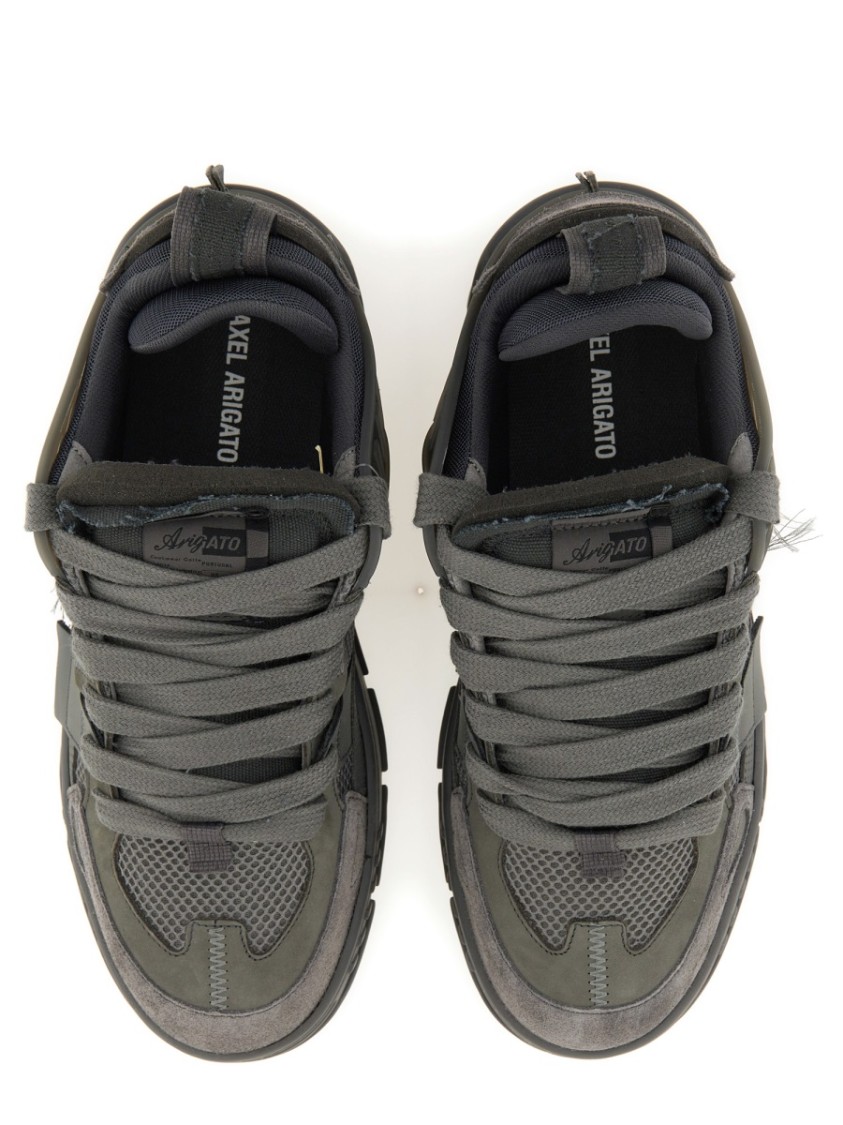Shop Axel Arigato "patchwork Area" Sneakers In Grey