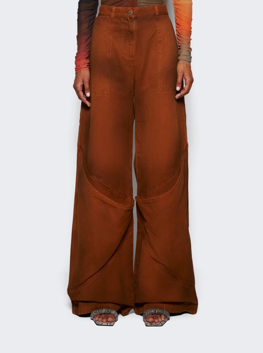 Attico Khaki Long Pants