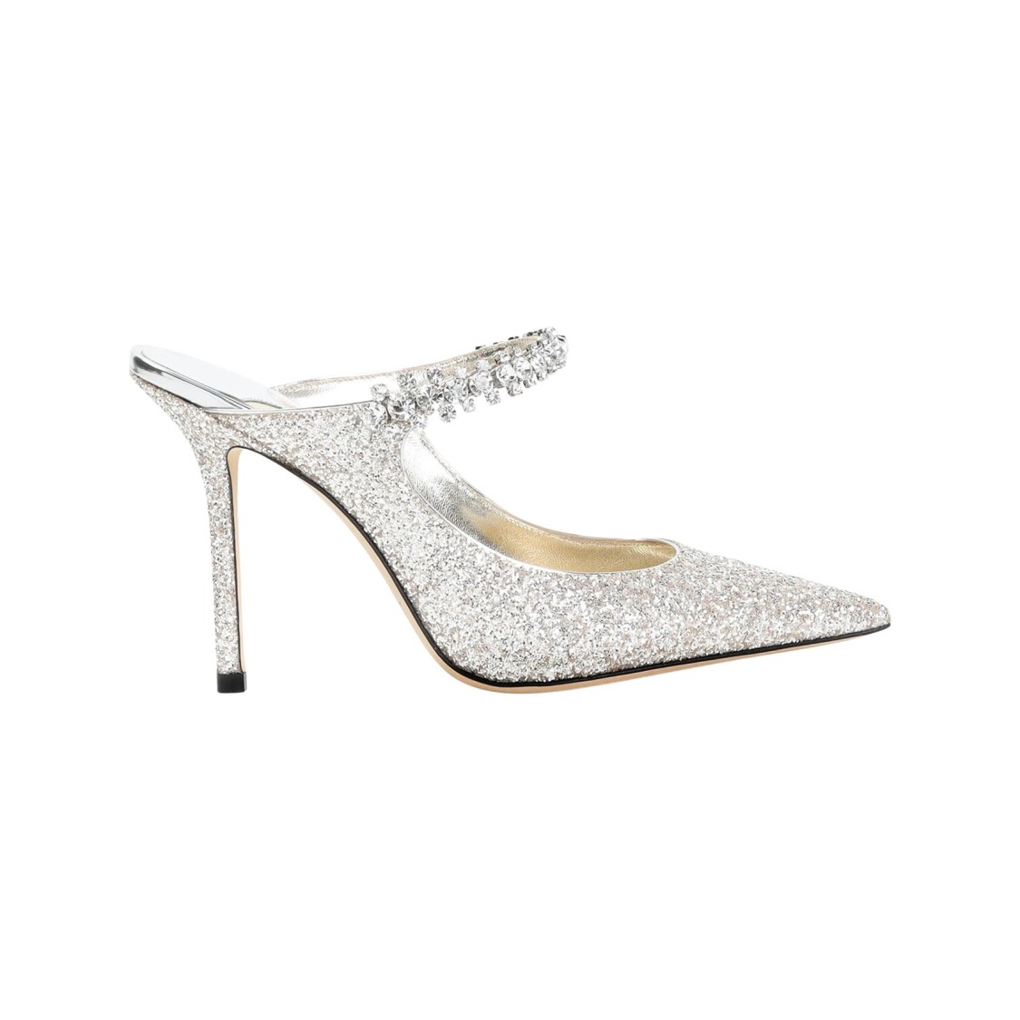 JIMMY CHOO JIMMY CHOO POINTED TOE BEIGE LEATHER MULES