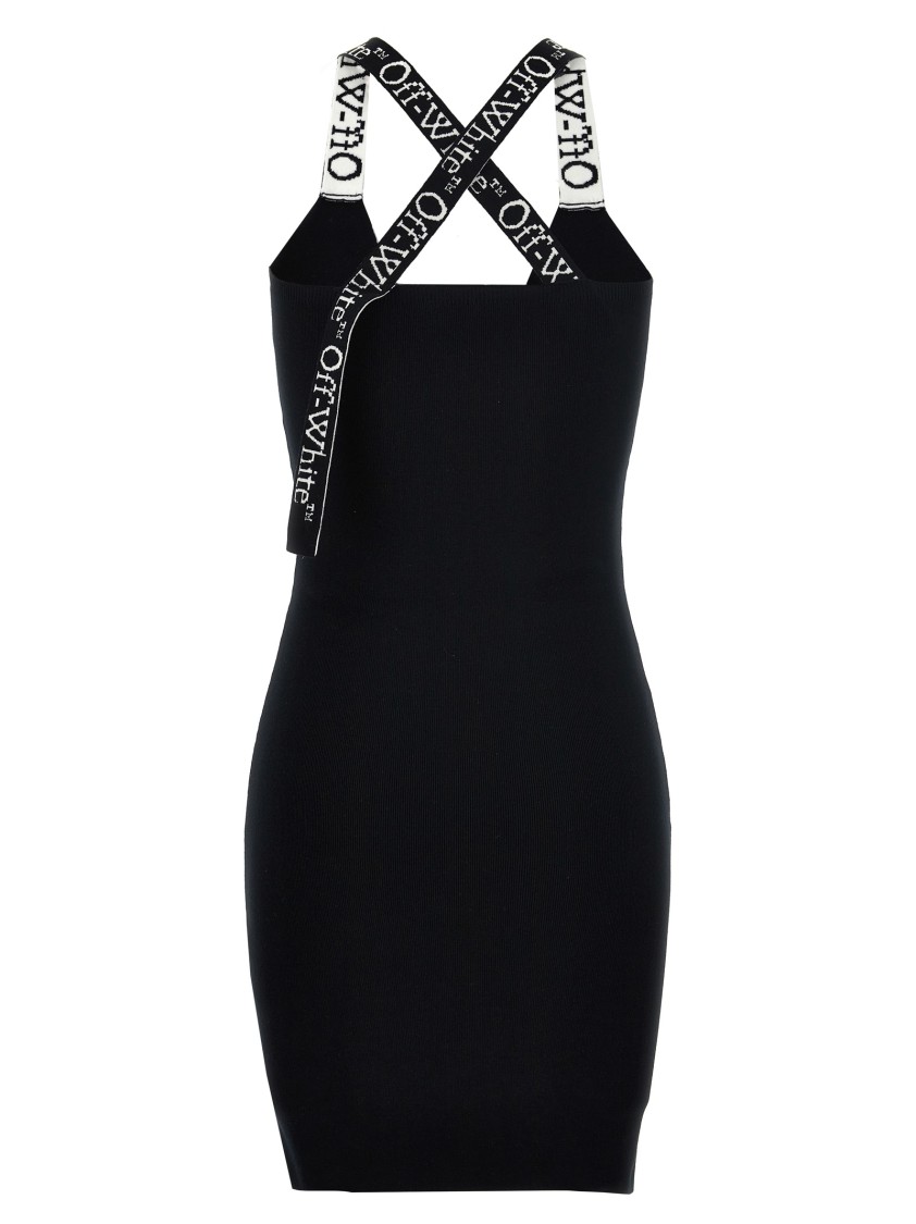 Off-white Women 'logoband' Dress In Black