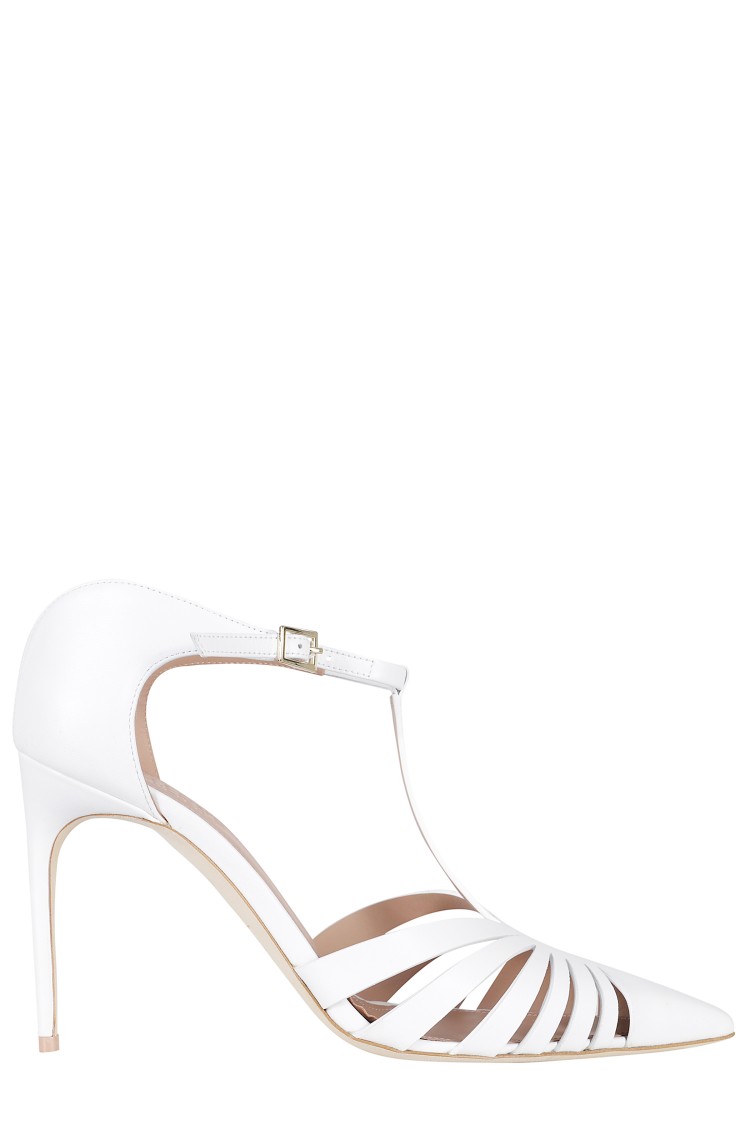 Malone Souliers Jennifer Cutout T-strap Mule Pumps