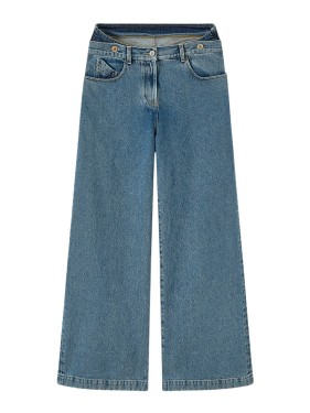 デニム・ジーパン The Attico Light Blue Denim Long Pants Light blue long pants for Women | THE ATTICO®