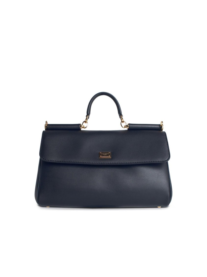 Dolce & Gabbana 'my Sicily' Plongé Calf Leather Handbag