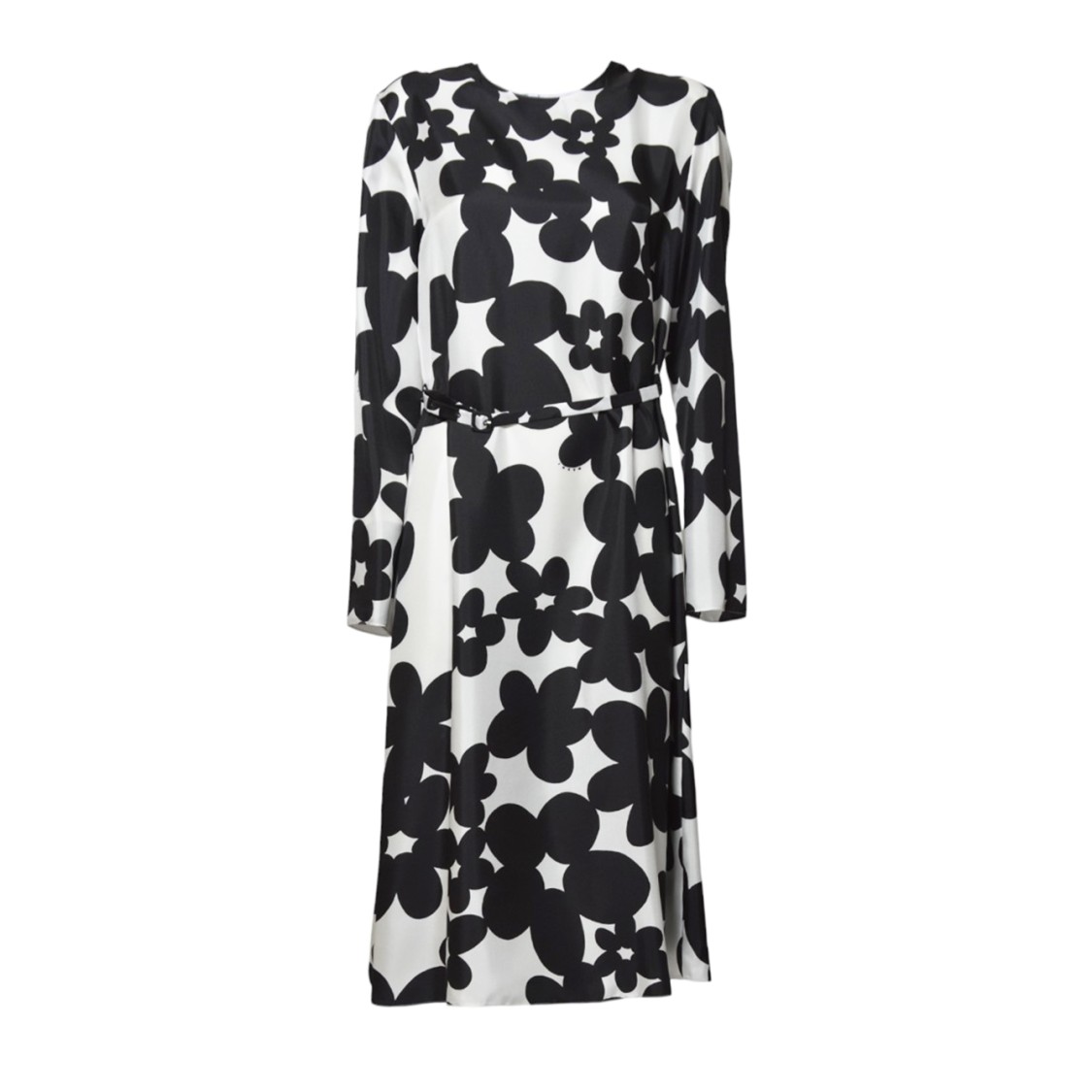 オールインワン・サロペット Marni Black Silk Twill Midi Dress Marni Black Silk Twill Midi Dress in Black | THE LIST