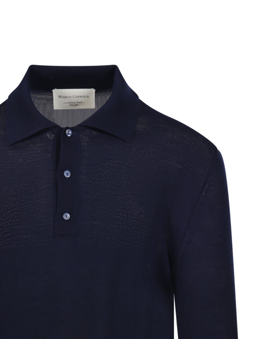MARCO COPPOLA MARCO COPPOLA COLLARED POLO SWEATER
