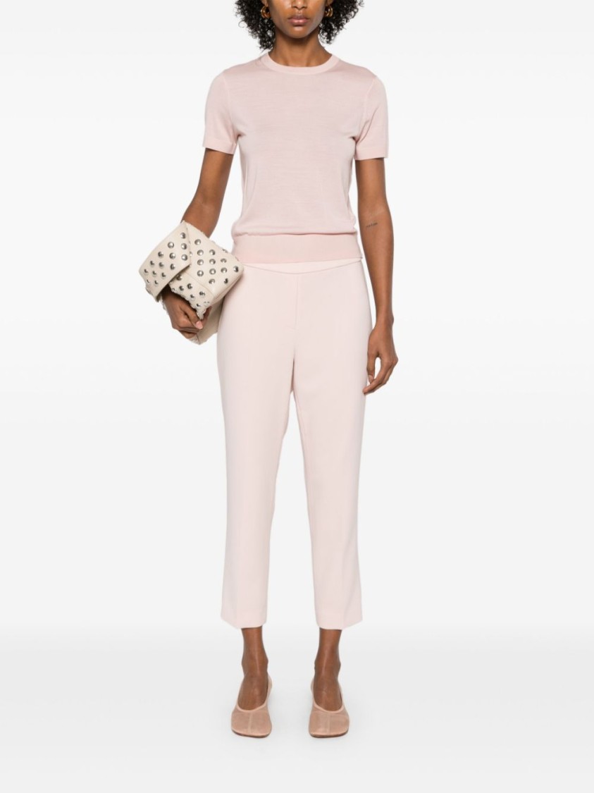 Theory Treeca Trousers In Pink