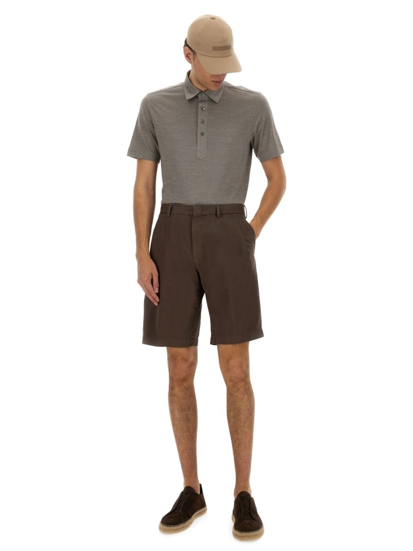 Shop Zegna "summer" Chino Short