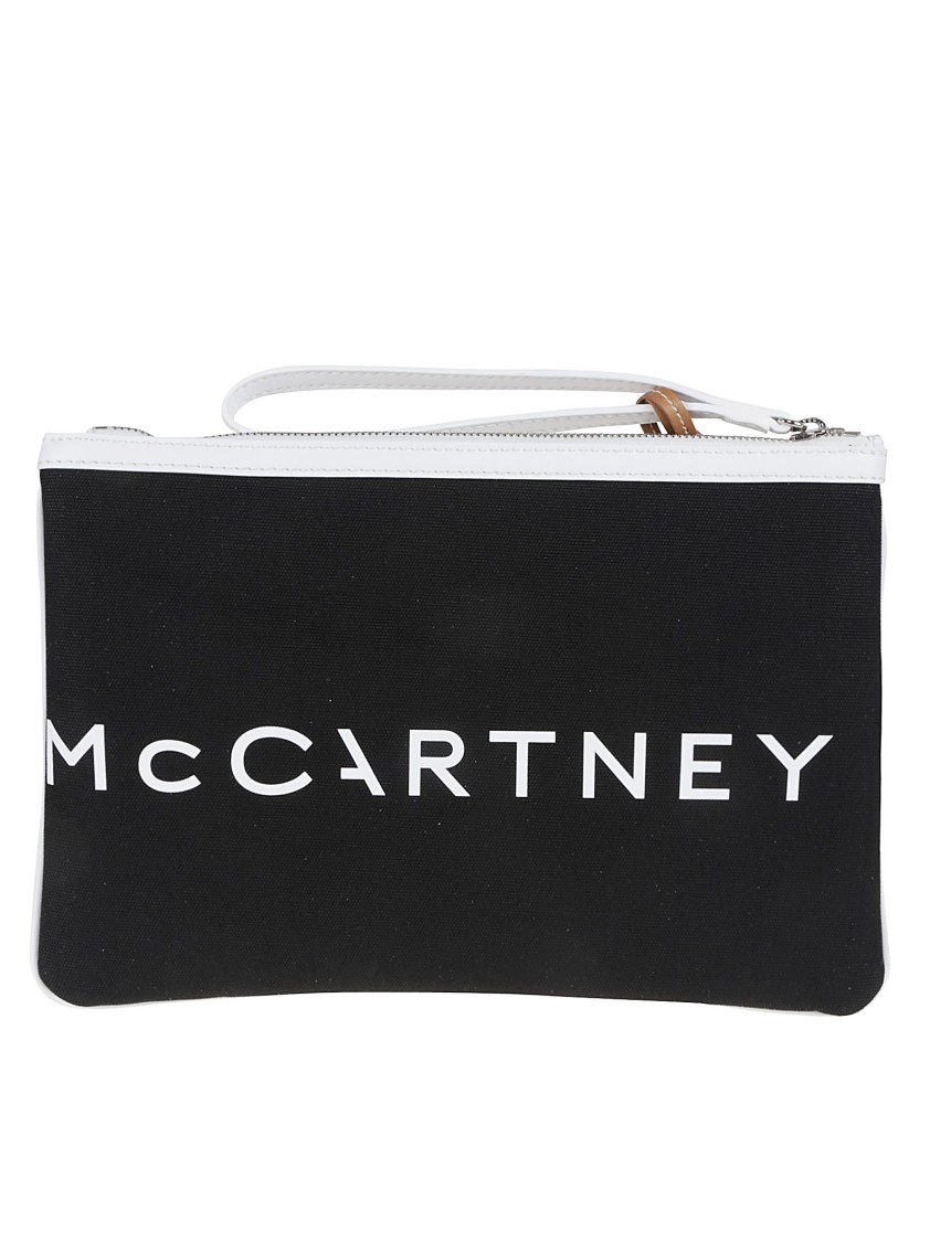 Stella Mccartney Bananatex® Pouch Eco Canvas In Black