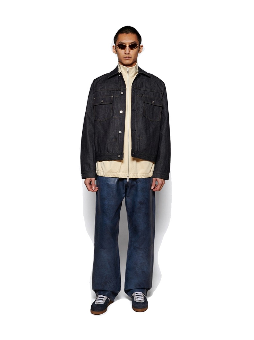 Jil Sander Denim Jacket In Blue