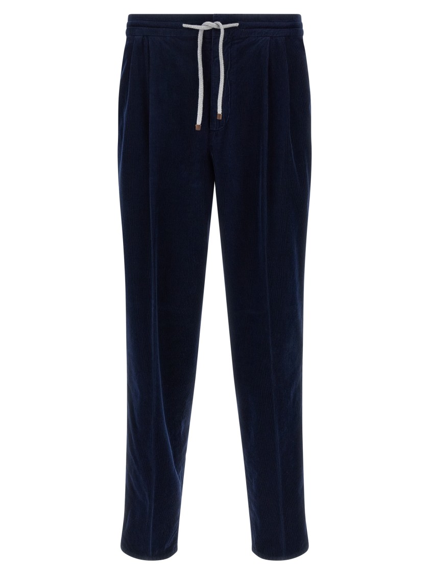 Brunello Cucinelli Drawstring Elastic Waist Casual Pants