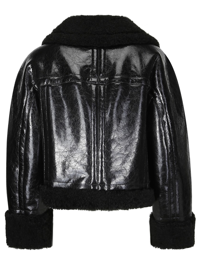 Shop Stand Studio Shiny Jacket In Black