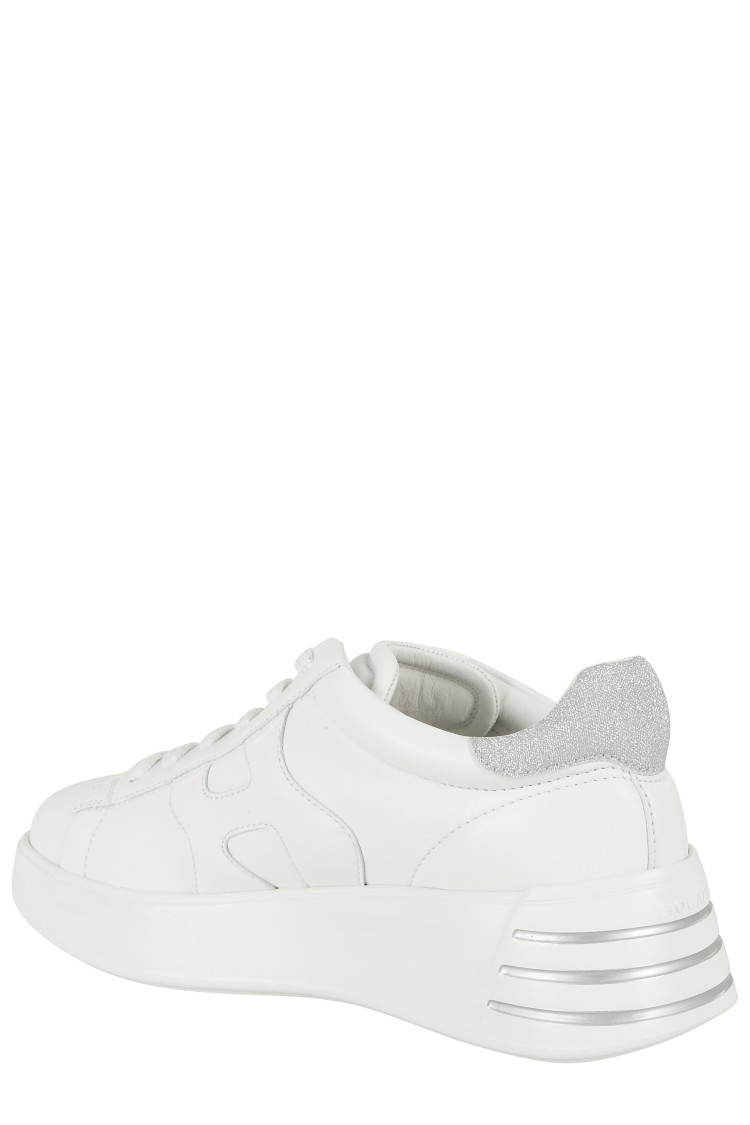 Shop Hogan Rebel H564 H. Sneakers In White