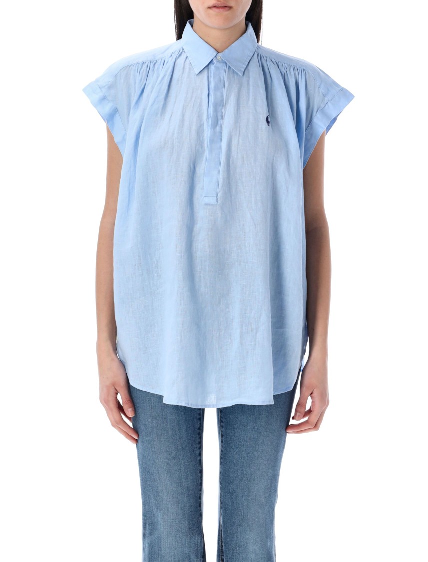 POLO RALPH LAUREN POLO RALPH LAUREN LINEN POPOVER SHIRT