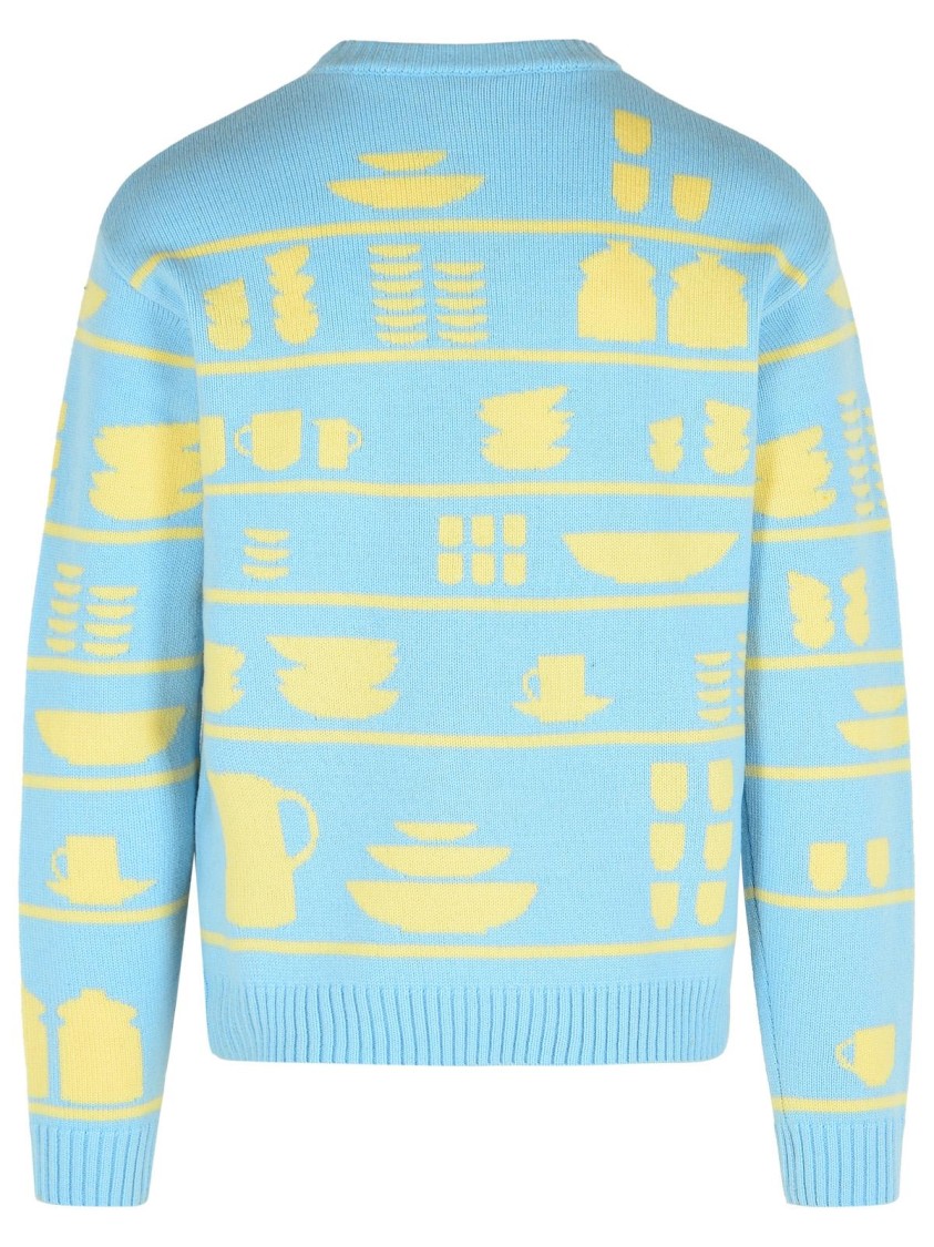 Jw Anderson J. W. Anderson Light Blue Wool Sweater In Blue