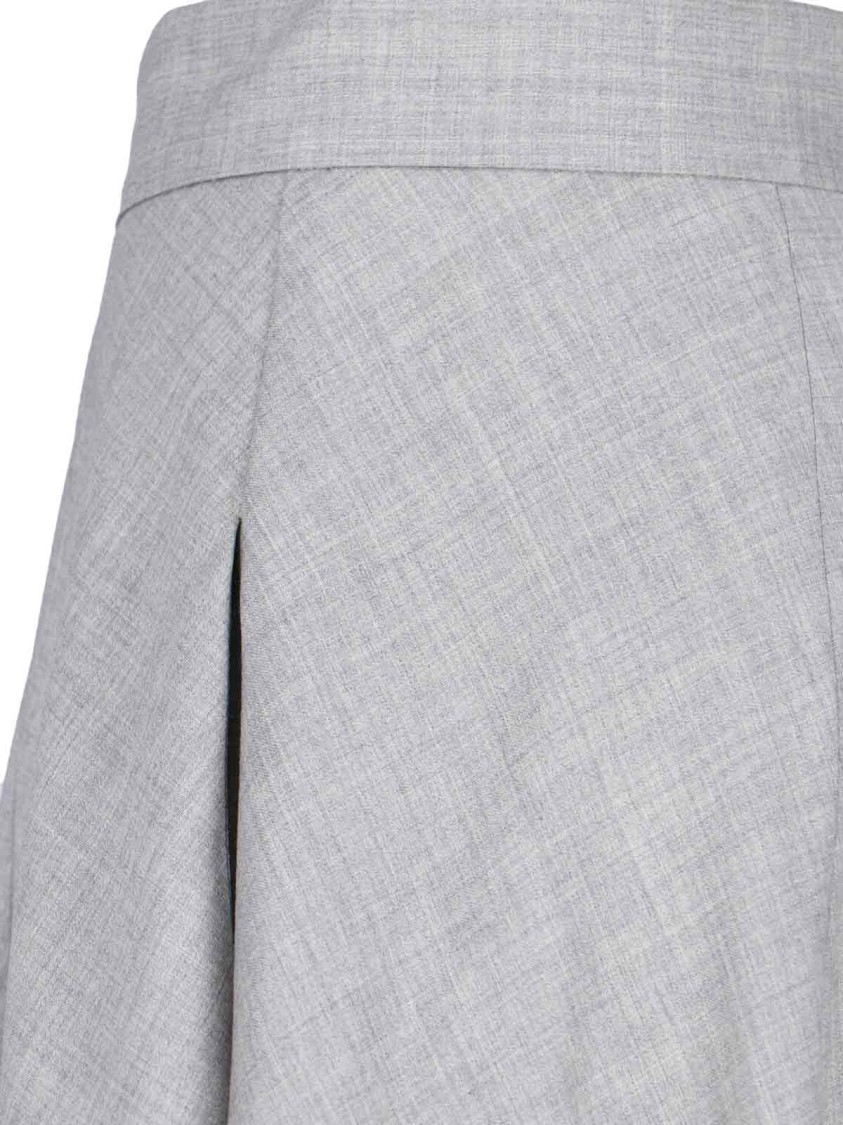 Sa Su Phi Flared Maxi Skirt In Grey