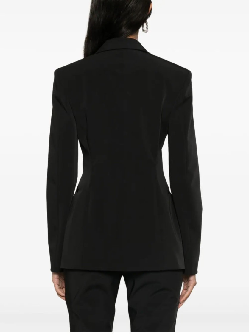 Blumarine Single-breasted Jacket With V-neckline