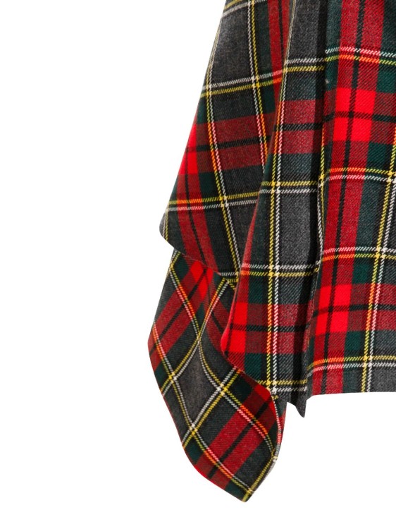 ミニスカート Vivienne Westwood Asymmetric Wrap Skirt With Check Pattern Vivienne Westwood Asymmetric Wrap Skirt With Check Pattern