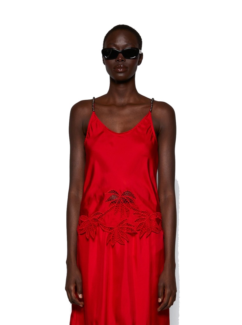 DIOTIMA DIOTIMA BENNETT CAMISOLE POINSETTIA