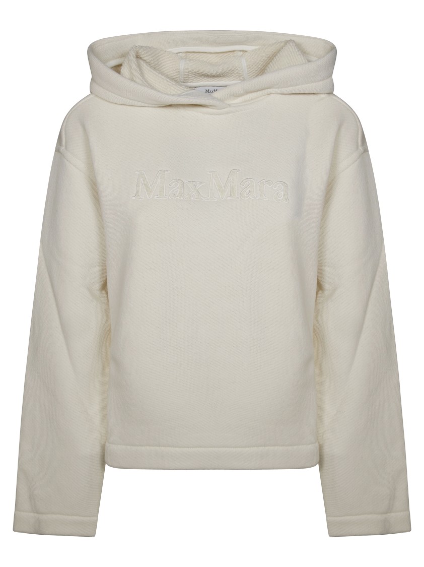Max Mara Gary Logo Sweatshirt In White