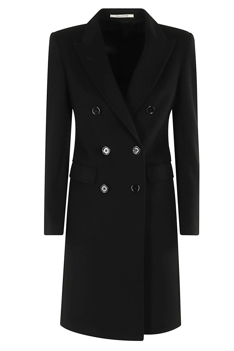 Shop Tagliatore Paris Coat In Black