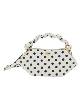 トートバッグ Ganni Easy Medium Shopper Bag - Ganni - Raffia - White Ganni Medium Raffia Tote Bag in White | Lyst