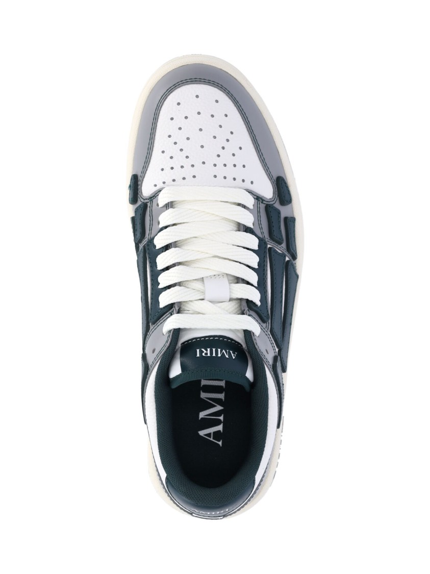 Amiri Skeleton Leather Low-top Sneakers With Distinctive Graphics