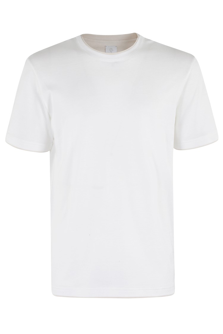 Eleventy Classic Short-sleeve T-shirt In White