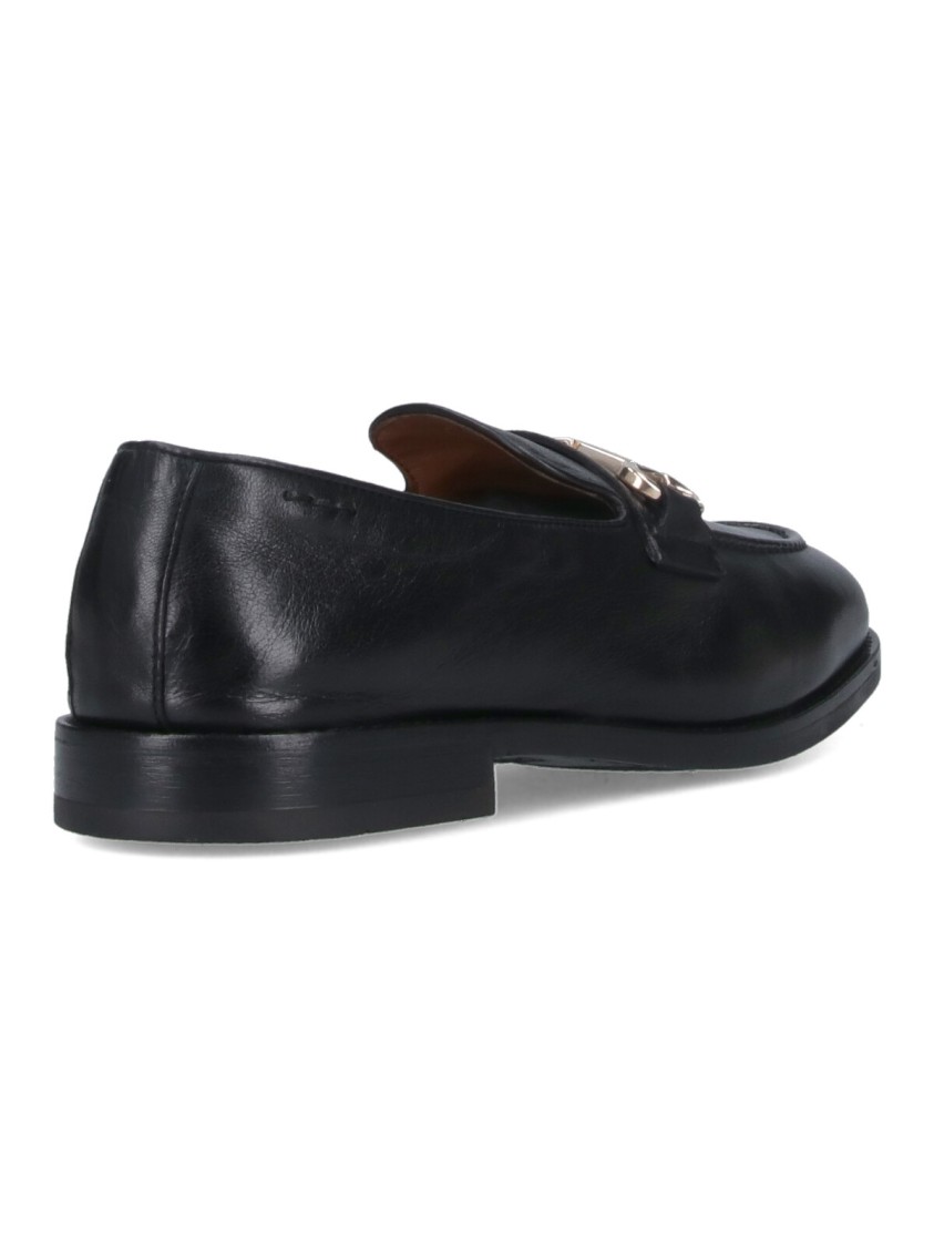 Alexander Hotto Moccasins With Clamp In Black