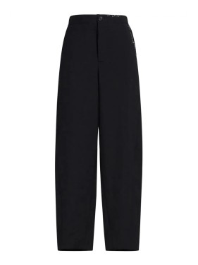 Marni Midi Skirt In Cool Black Virgin Wool | THE LIST